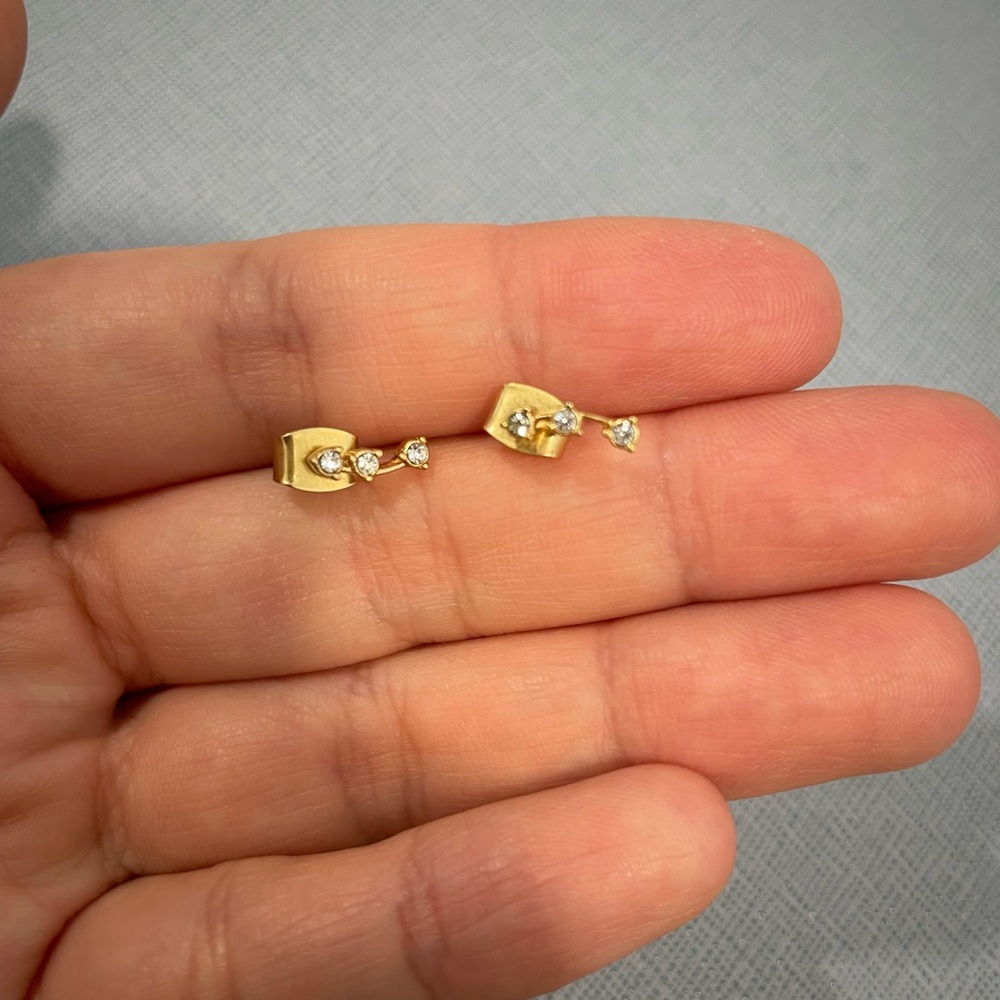 Madewell gold constellation earrings